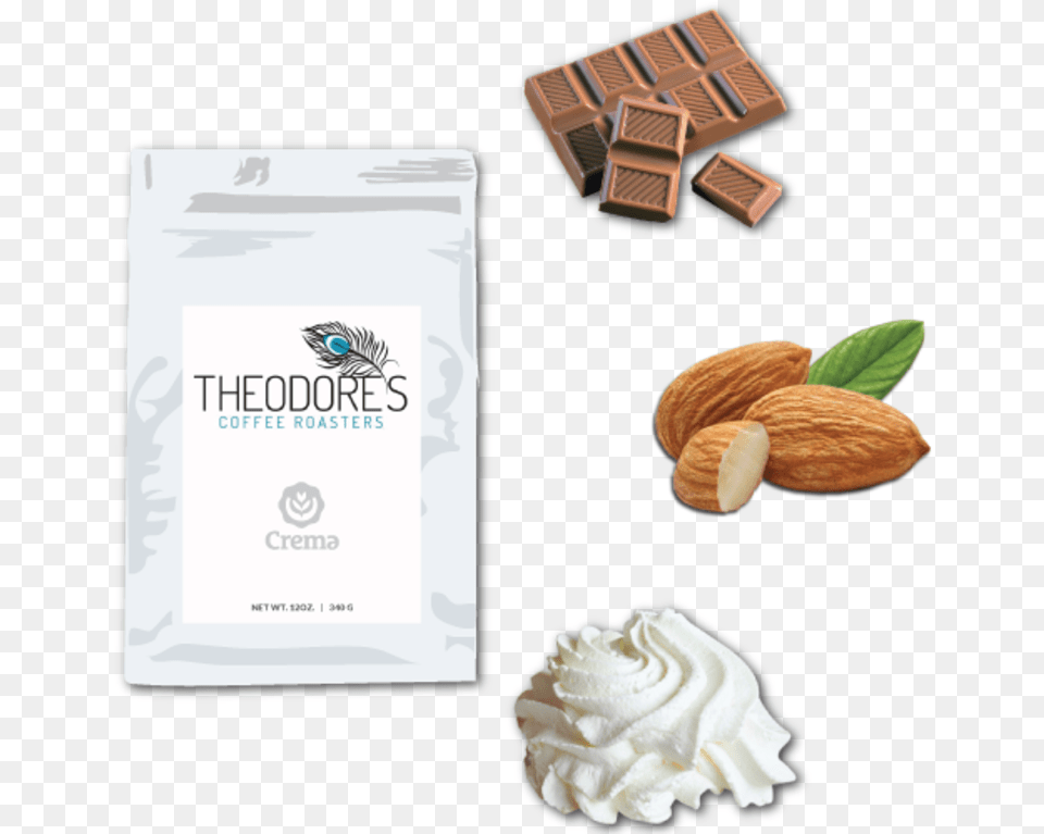Chocolate, Almond, Food, Grain, Produce Png Image