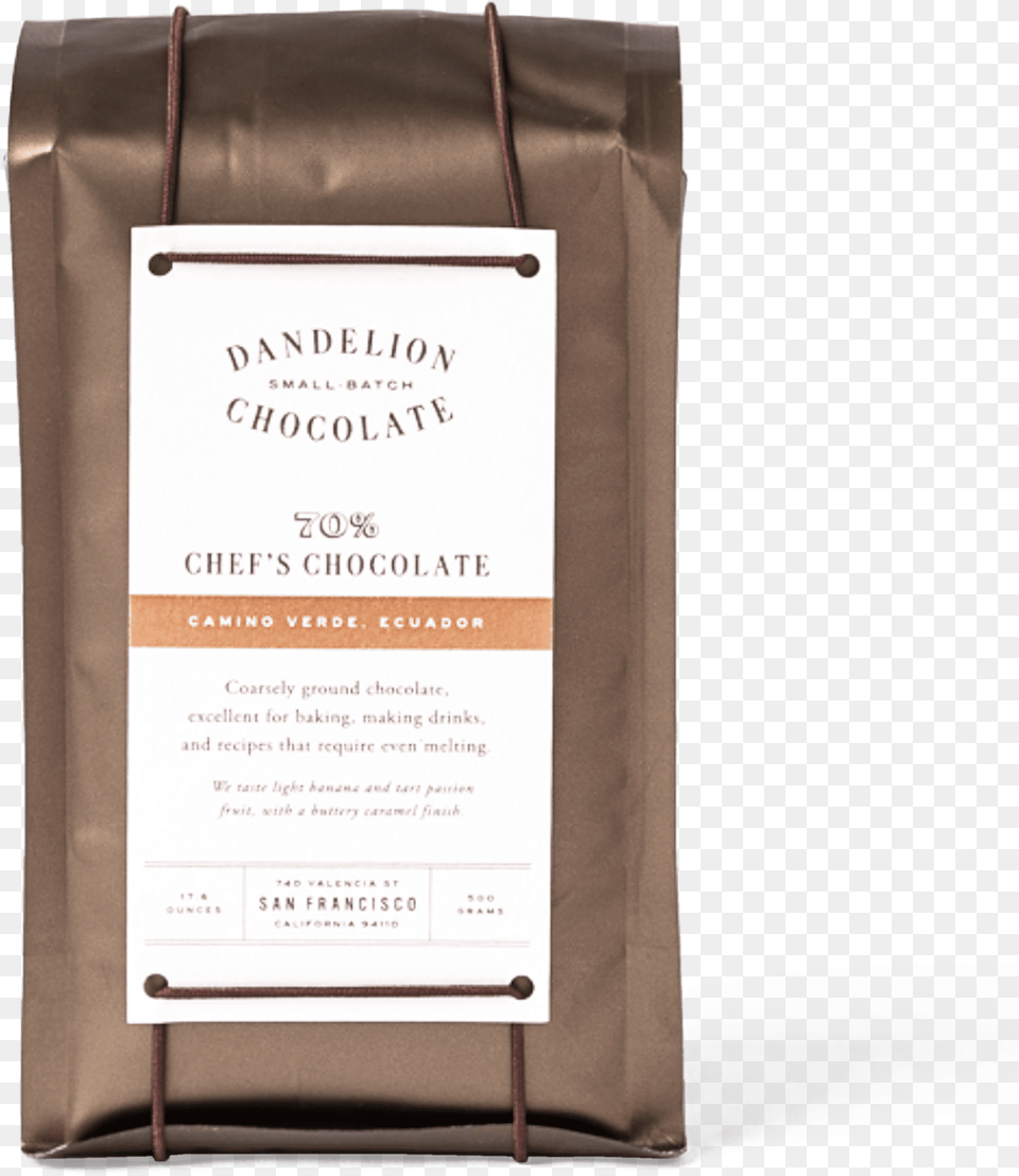 Chocolate 70 Camino Verde Ecuador Dandelion Chocolate, Bag, Powder Free Png