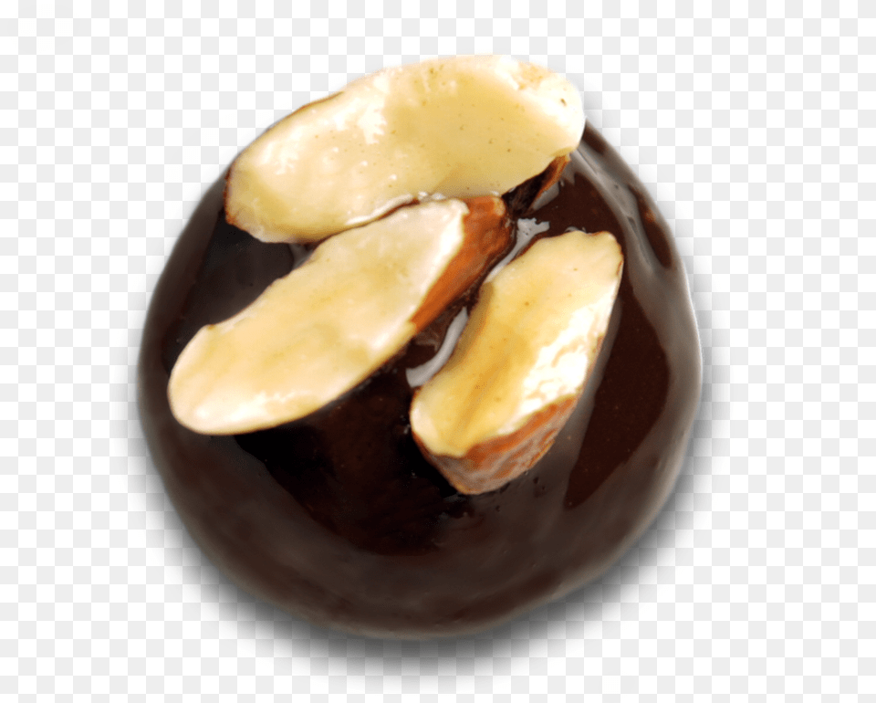 Chocolate Almond Date Truffle Chocolate, Food, Produce, Burger, Nut Free Transparent Png