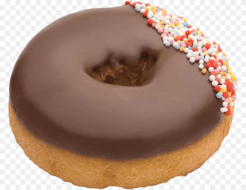 Chocolate And Round Sprinkle Donuts Image, Food, Sweets, Birthday Cake, Cake Free Png