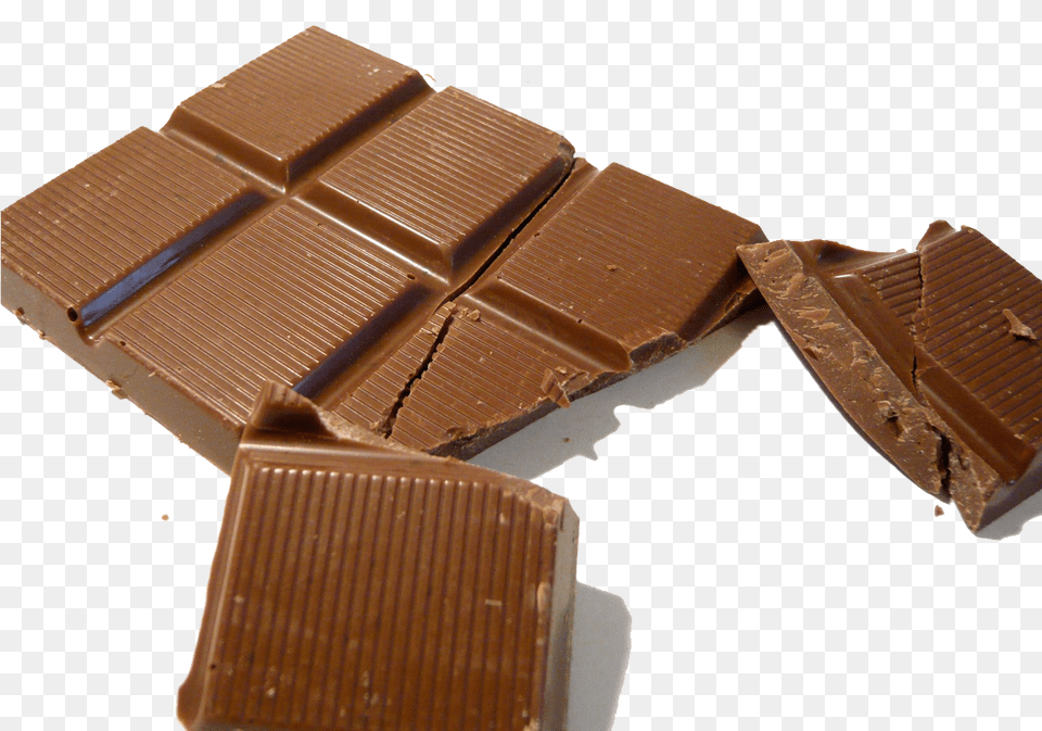 Chocolate Bar Chocolate With No Background, Dessert, Food, Cocoa, Fudge Png Image