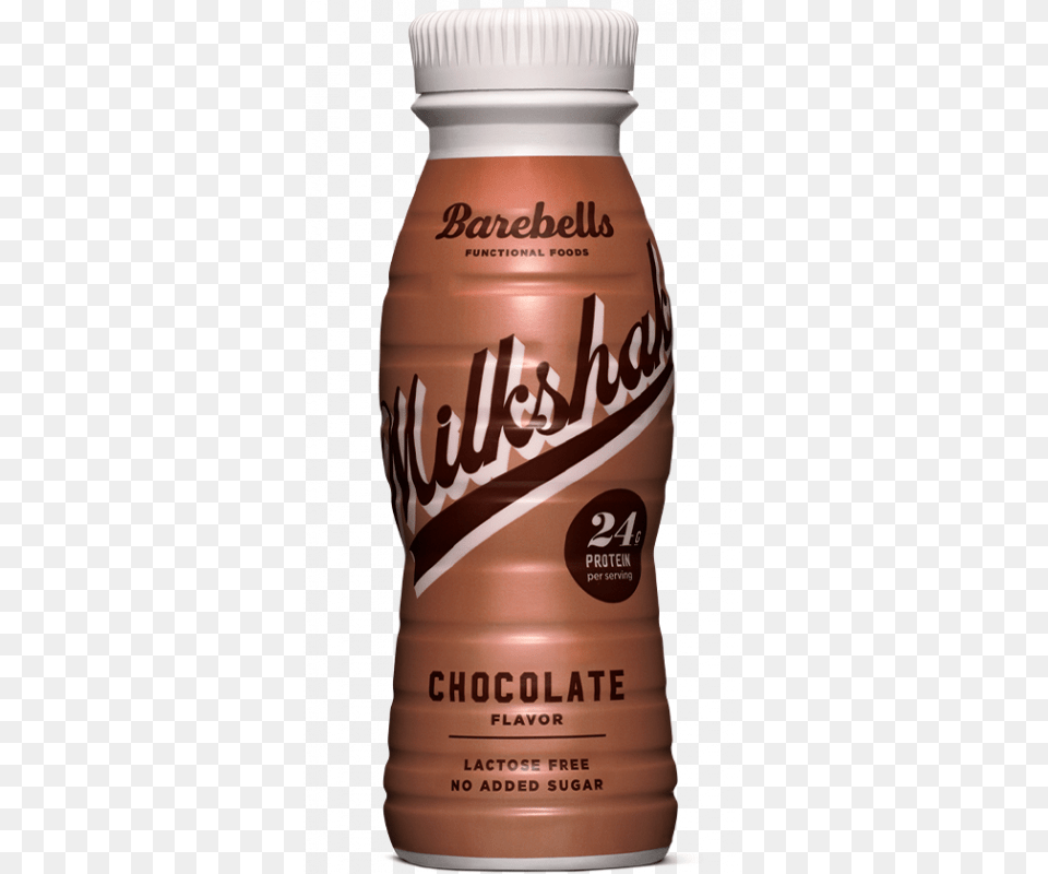 Chocolate Barebells Milkshake, Cup, Bottle, Shaker, Alcohol Png Image