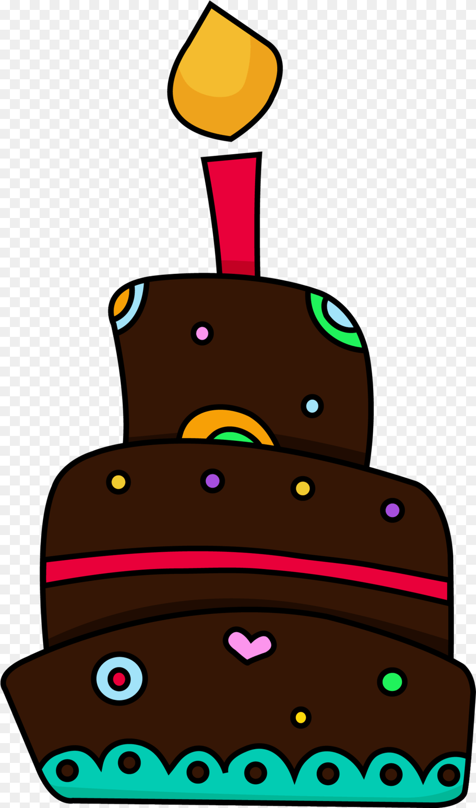 Chocolate Birthday Cake Clipart Birthday Cake, Birthday Cake, Cream, Dessert, Food Free Transparent Png