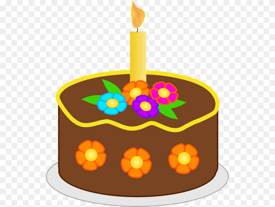 Chocolate Birthday Cake Svg Clip Arts 516 X 596 Px, Birthday Cake, Cream, Dessert, Food Free Transparent Png