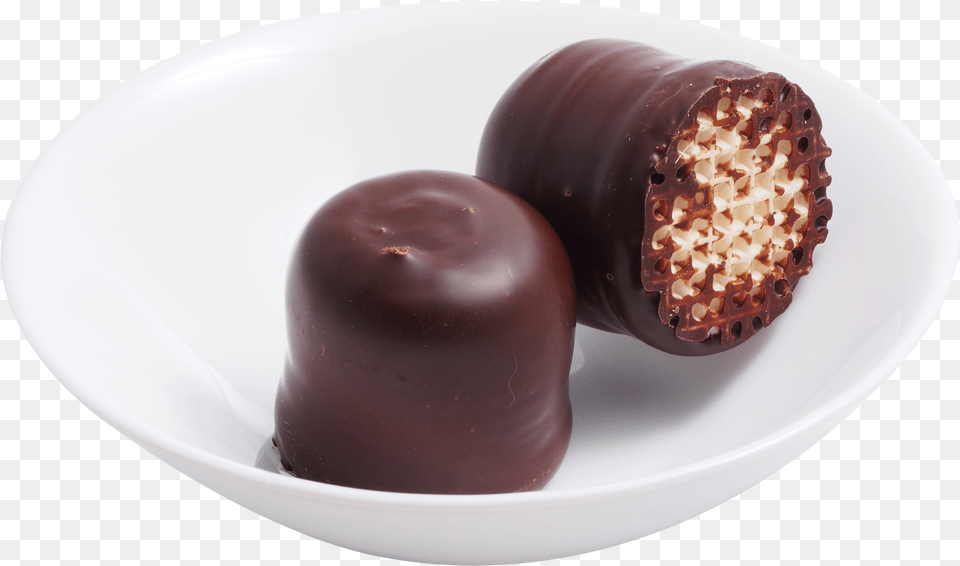Chocolate Bowl Image Mozartkugel, Dessert, Food, Plate, Sweets Free Png Download