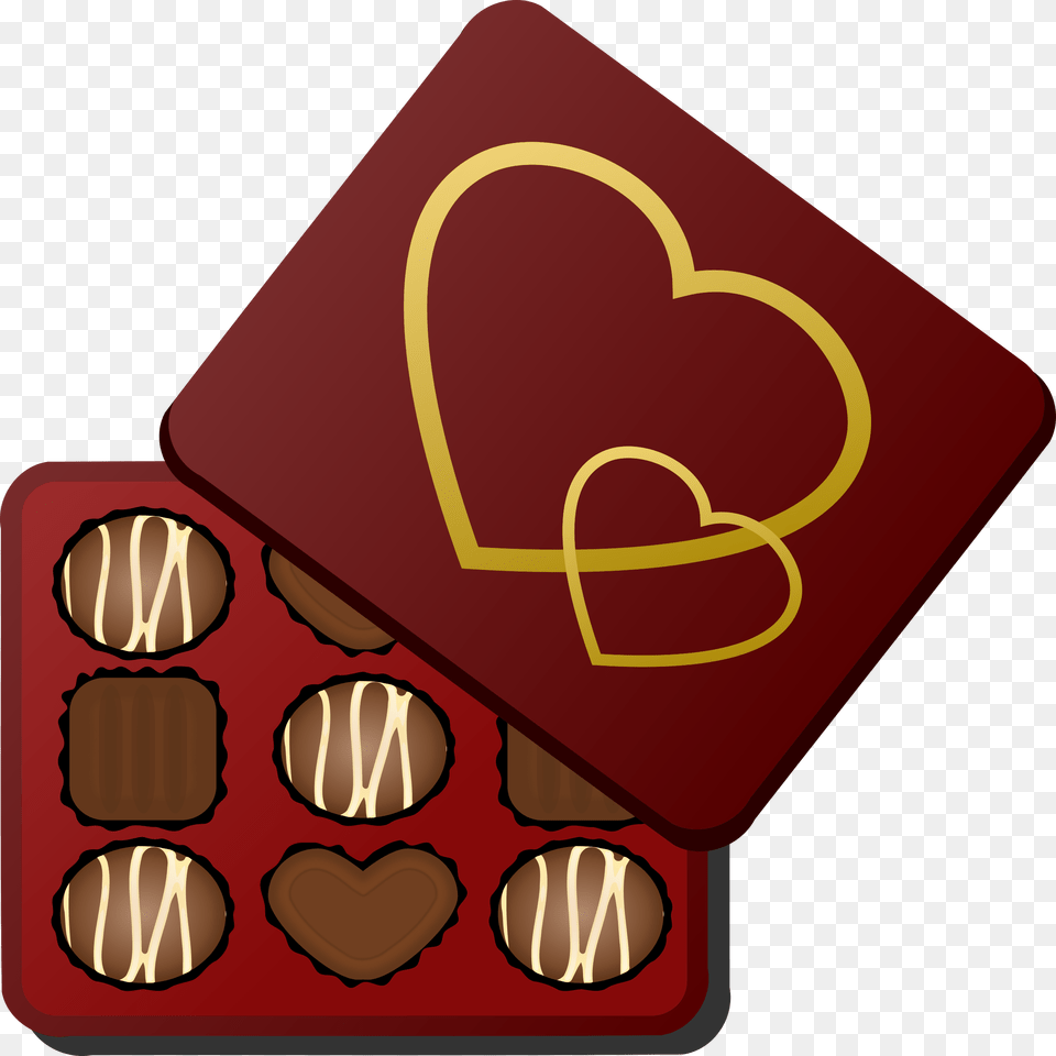 Chocolate Box, Dessert, Food, Sweets Png Image