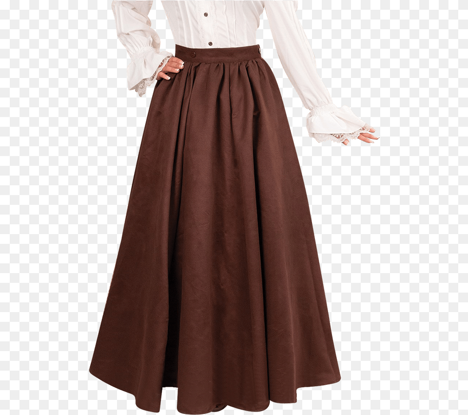 Chocolate Brown Skirt A Line, Clothing, Adult, Female, Person Free Transparent Png