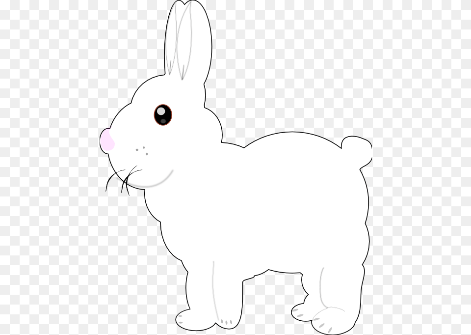 Chocolate Bunny Black White Line Easter 555px Chocolate Bunny, Animal, Mammal, Rabbit, Kangaroo Free Transparent Png