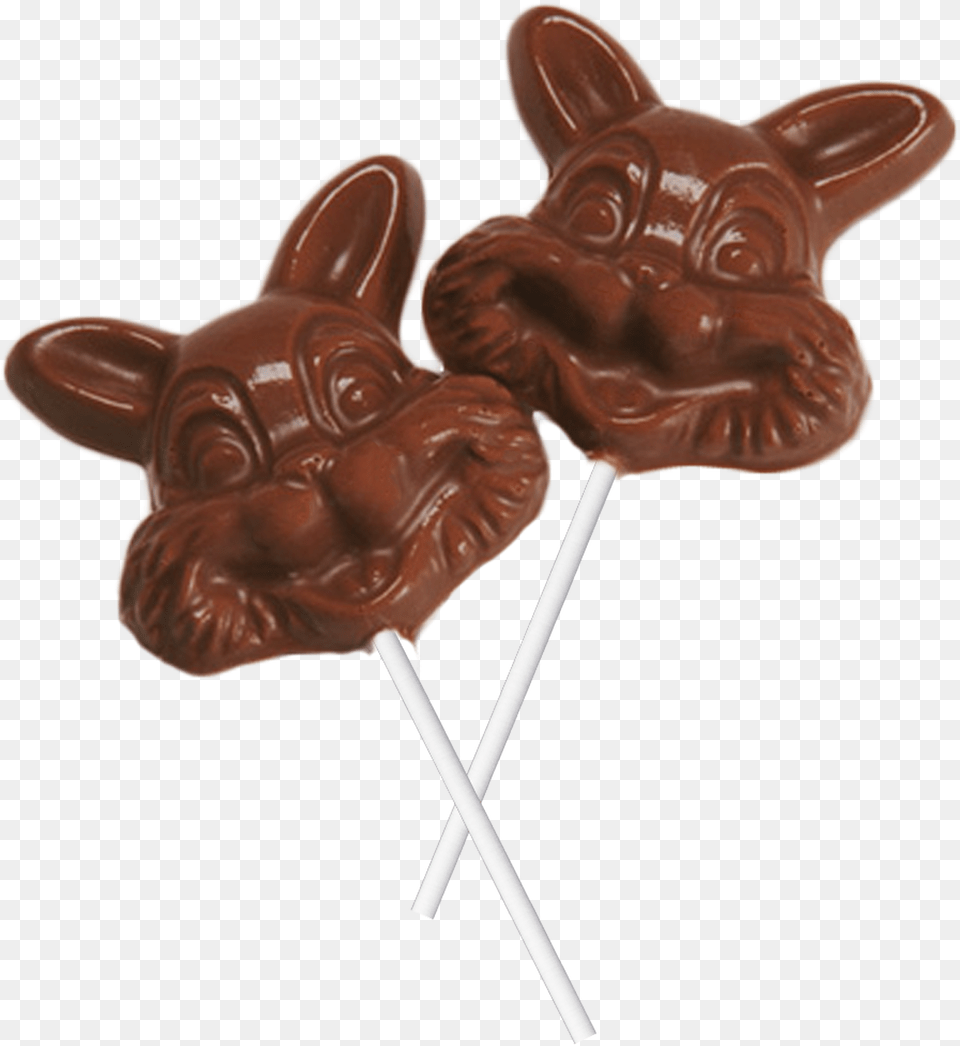 Chocolate Bunny Face Sucker French Bulldog, Candy, Food, Sweets, Animal Free Png Download