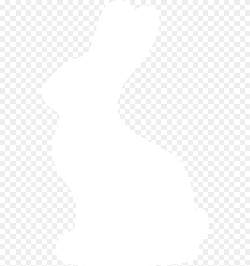 Chocolate Bunny Silhouette By Paperlightbox Chocolate Bunny, Animal, Mammal, Rabbit Free Png