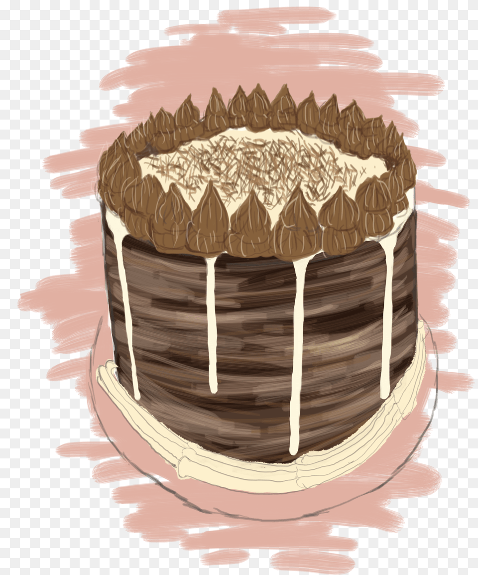 Chocolate Cake, Cream, Dessert, Food, Icing Free Png Download