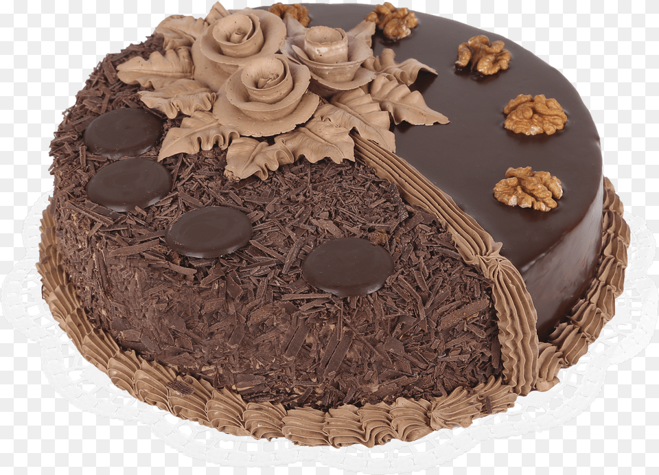Chocolate Cake Birthday Torte Transparent Background Cake Transparent, Birthday Cake, Cream, Dessert, Food Free Png
