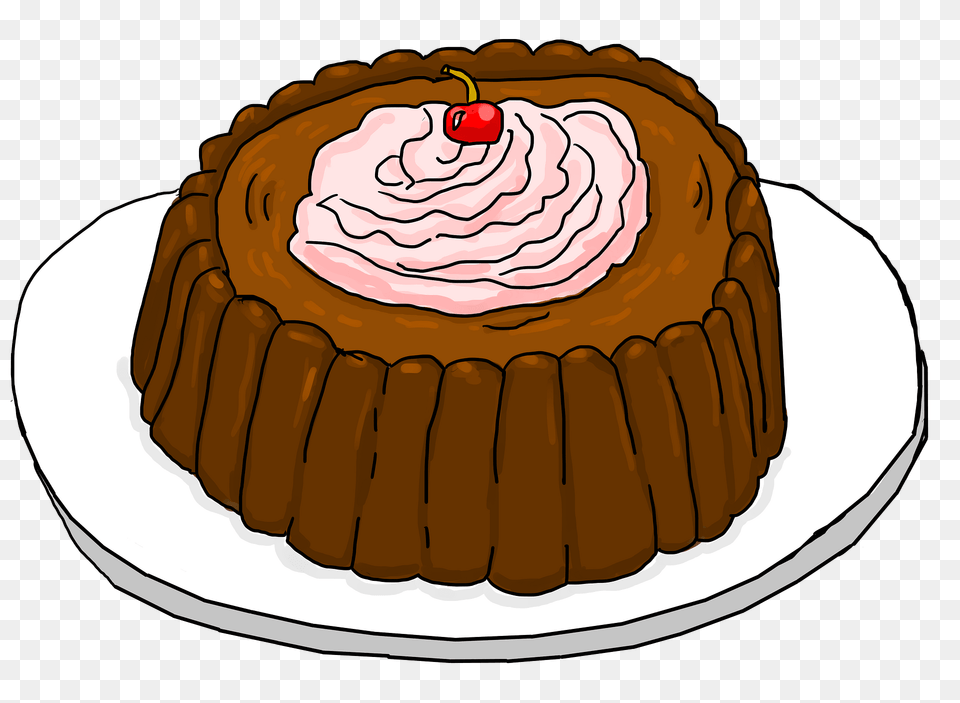 Chocolate Cake Clipart, Birthday Cake, Cream, Dessert, Food Free Png