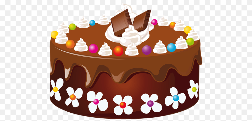 Chocolate Cake Clipart Image Clippart Clipart, Birthday Cake, Cream, Dessert, Food Free Transparent Png