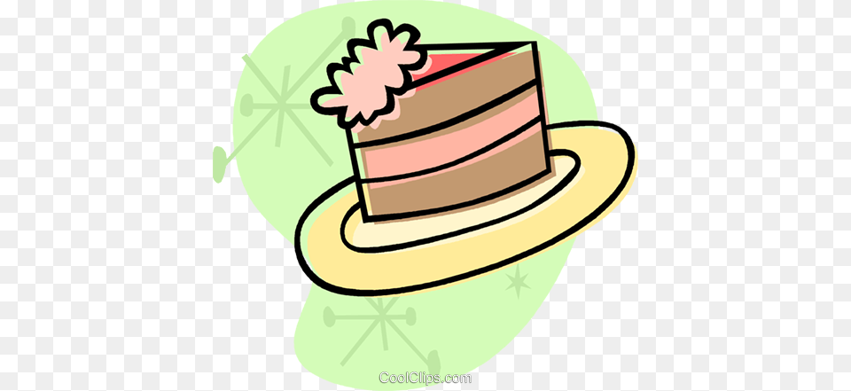 Chocolate Cake Royalty Vector Clip Art Illustration, Clothing, Hat, Cowboy Hat Png Image