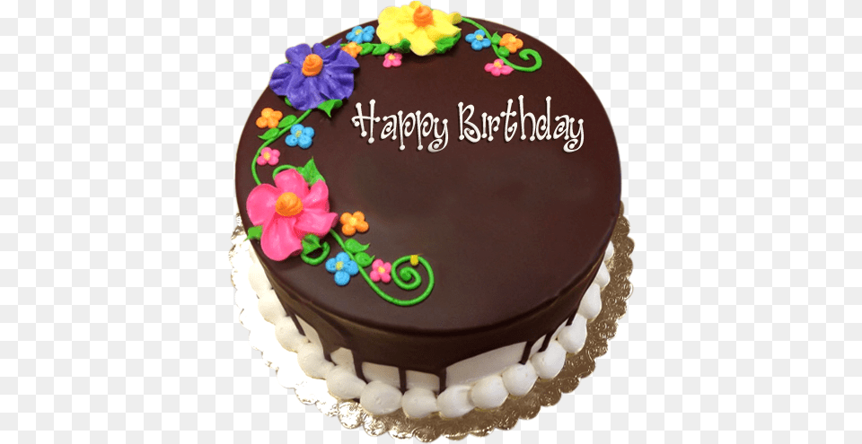 Chocolate Cake With Background Happy Birthday Daniel Cake, Birthday Cake, Cream, Dessert, Food Png