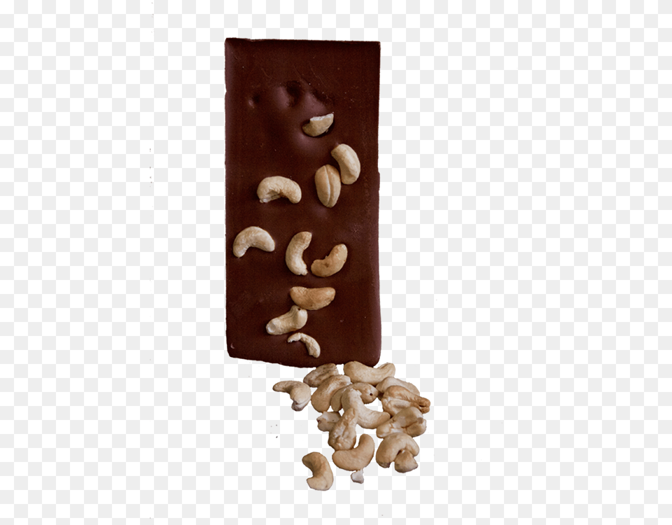 Chocolate Cashew Bar Types Of Chocolate, Food, Nut, Plant, Produce Free Png Download
