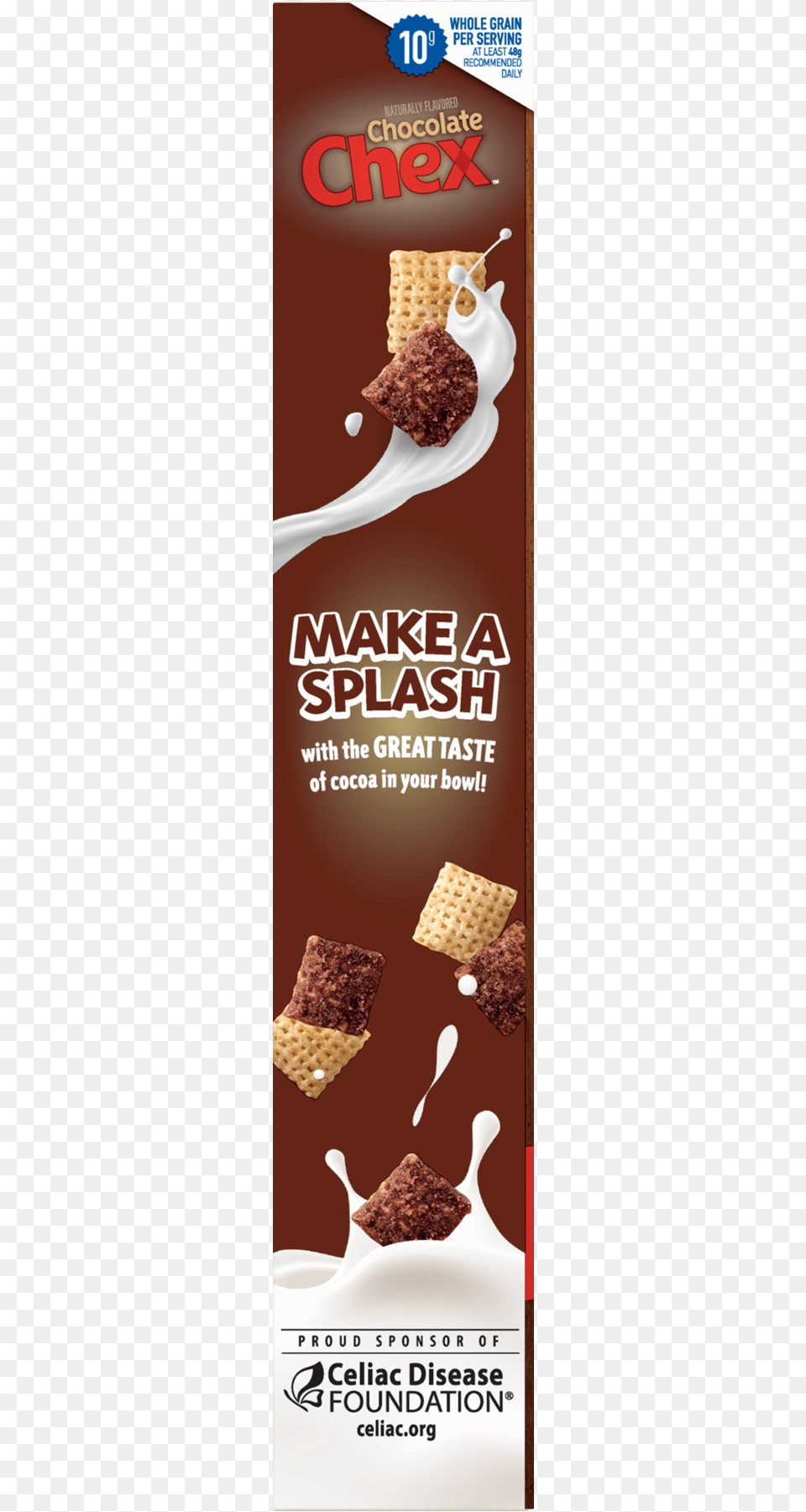 Chocolate Chex Family Size Breakfast Cereal Gluten Chex, Advertisement, Poster, Cream, Dessert Free Transparent Png