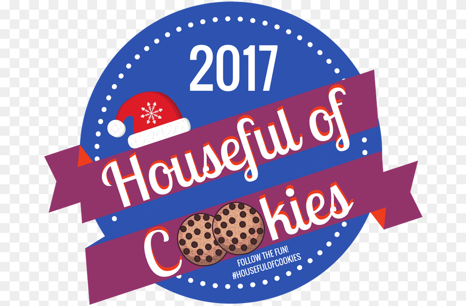 Chocolate Chip Christmas Cookies, Advertisement, Food, Sweets, Sticker Free Png Download