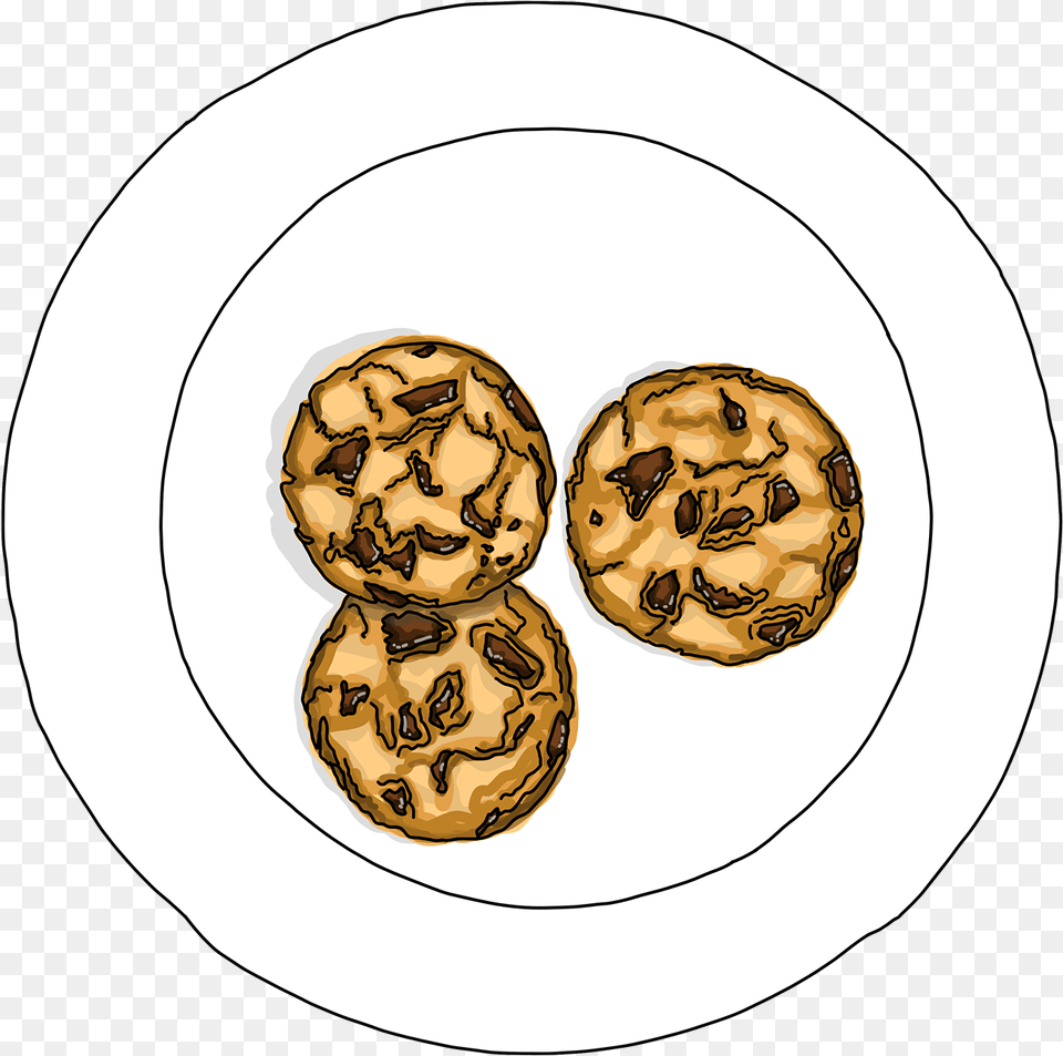 Chocolate Chip Cookie, Food, Sweets, Meal, Baby Free Png Download