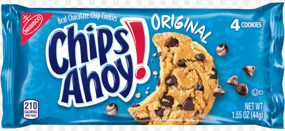 Chocolate Chip Cookie, Food, Sweets, Snack Png