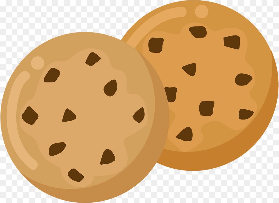 Chocolate Chip Cookie Clipart, Food, Sweets, Bread, Cracker Free Png Download
