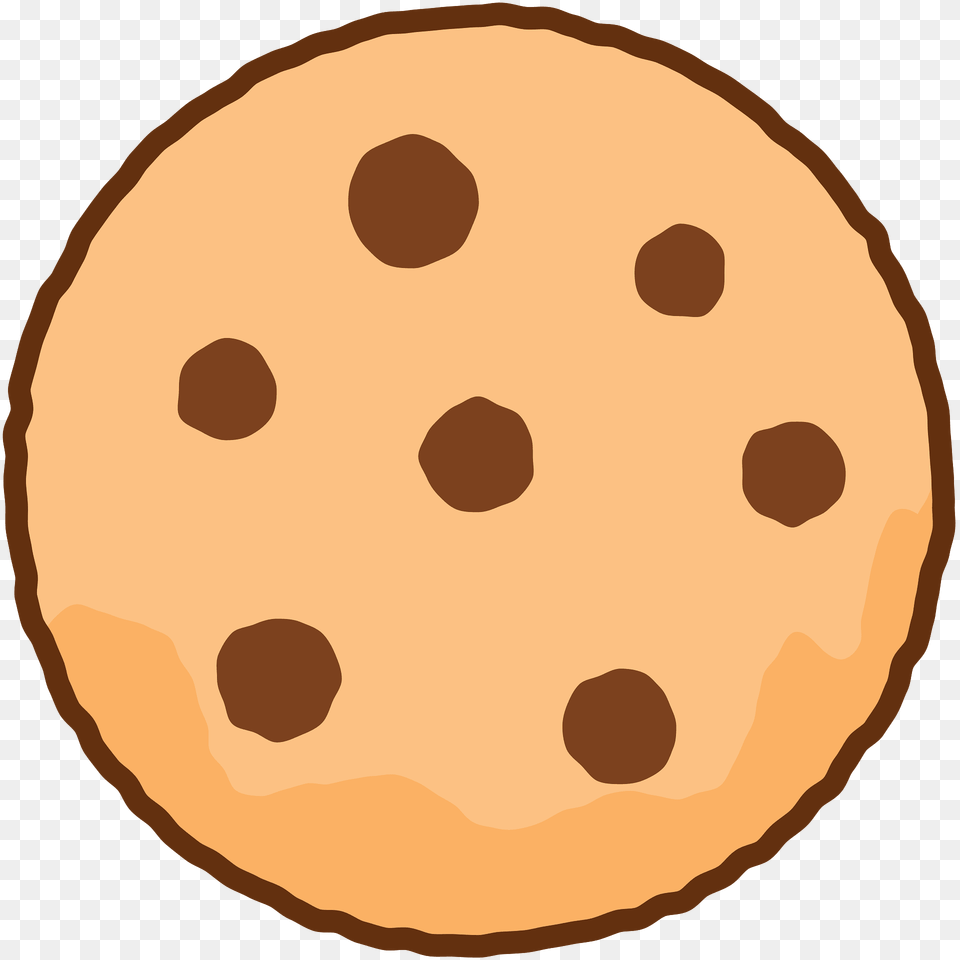 Chocolate Chip Cookie Clipart, Bread, Cracker, Food, Sweets Png Image