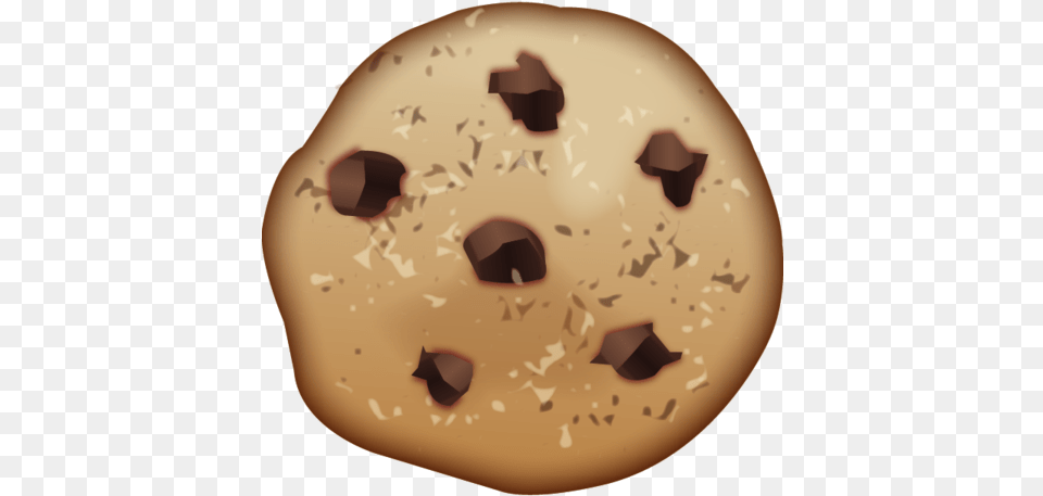 Chocolate Chip Cookie Emoji Cookie Emoji, Food, Sweets, Helmet Free Png