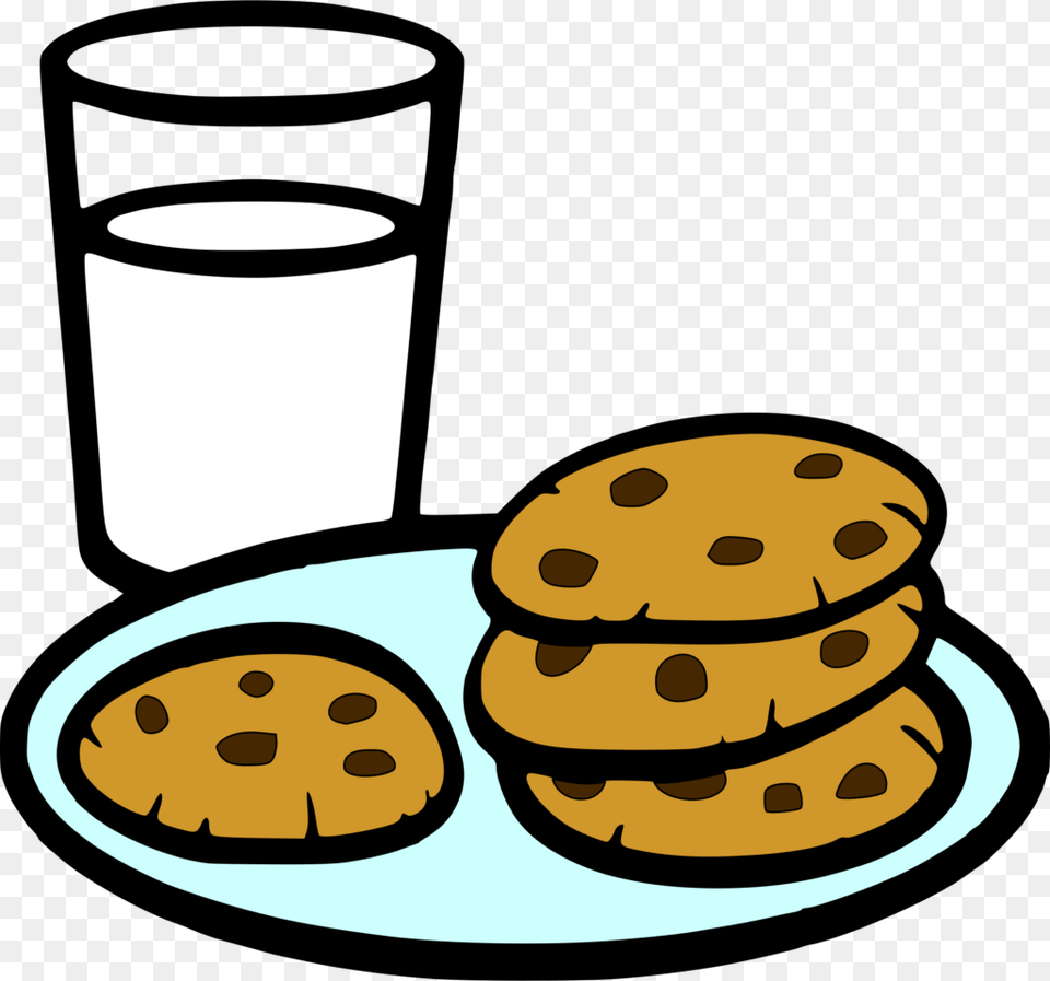 Chocolate Chip Cookies Clip Art Milk, Food, Sweets, Bread, Burger Free Png