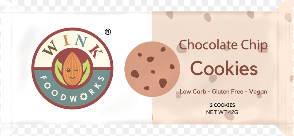 Chocolate Chip Cookies Wink Chocolate Chip Cookies, Food, Sweets, Face, Head Free Png Download