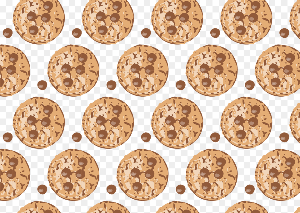 Chocolate Chip Fortune Biscuit Lots Of Transprent Cookies Pattern, Food, Sweets, Cork Png Image