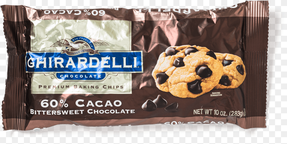 Chocolate Chips Chocolate Cookie Brand Transparent Dark Chocolate Chips Ghirardelli, Food, Sweets, Animal, Bear Png Image