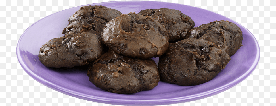 Chocolate Chips Plate Of Cookies, Dining Table, Food, Furniture, Sweets Png Image