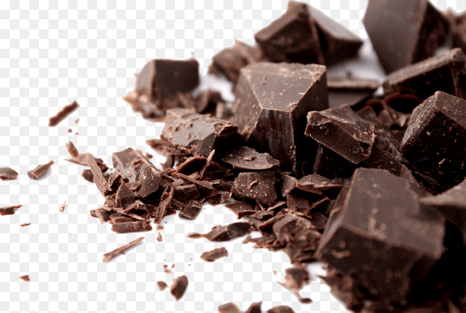 Chocolate Chunks On Side, Cocoa, Dessert, Food, Fudge Free Png