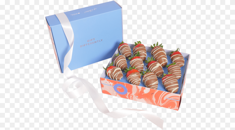 Chocolate Coated Strawberries Box, Food, Lunch, Meal, Meat Png