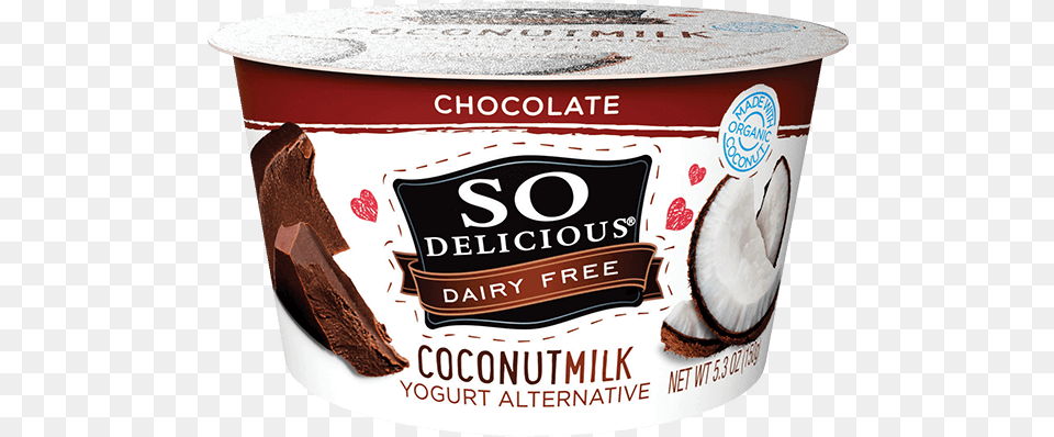 Chocolate Coconutmilk Yogurtclass Pro Xlgimg So Delicious Coconut Milk Yogurt Strawberry Banana, Food, Fruit, Plant, Produce Free Png