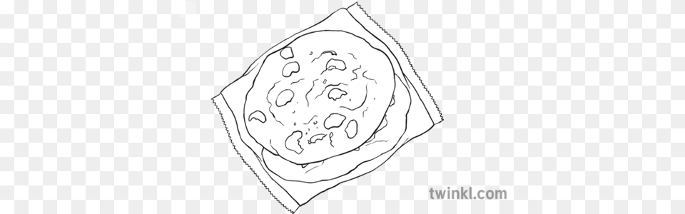 Chocolate Cookies In Transparent Wrapper Black And White Drawing Of Pocahontas Saving John Smith, Person, Face, Head Png Image