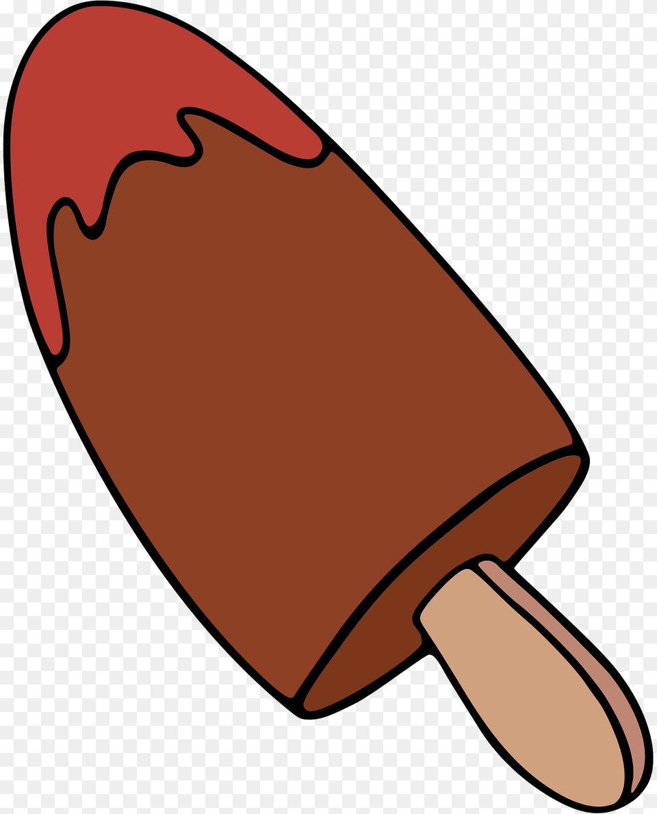 Chocolate Covered Ice Cream On A Stick Clipart, Food, Ice Pop, Dessert, Ice Cream Png