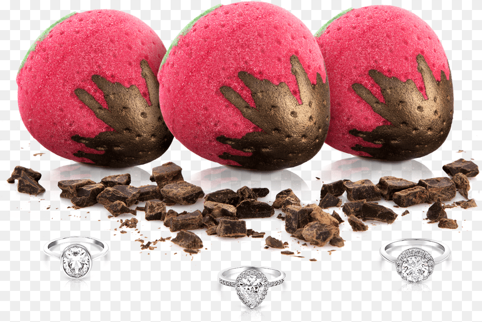 Chocolate Covered Strawberries Bath Bomb Trio Still Life Photography, Accessories, Machine, Wheel, Egg Free Png Download