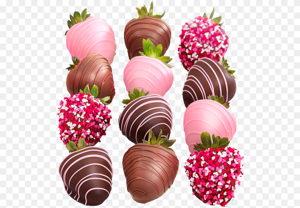 Chocolate Covered Strawberries With Shots Valentines Golden State Fruit 12 Love Berries Chocolate Covered, Flower, Flower Arrangement, Flower Bouquet, Plant Free Transparent Png