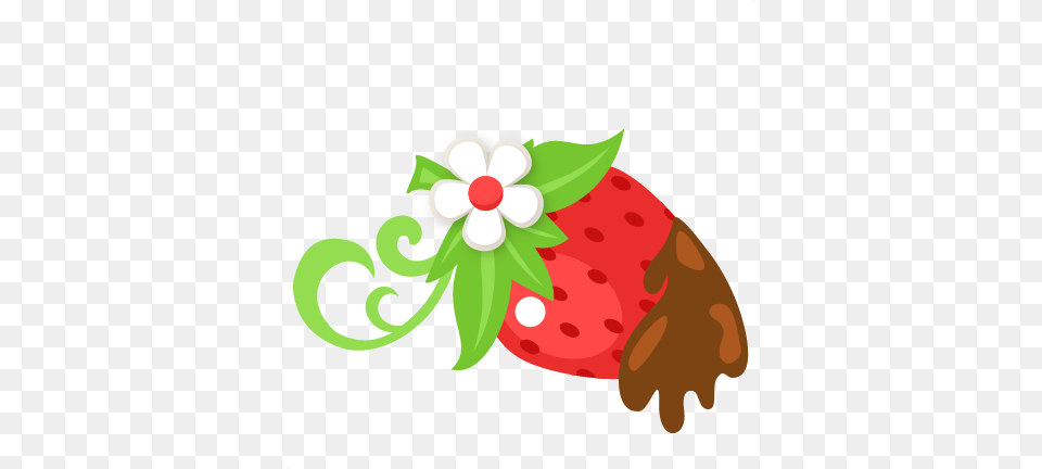 Chocolate Covered Strawberry Scrapbook Cute Clipart, Berry, Food, Fruit, Plant Free Png Download