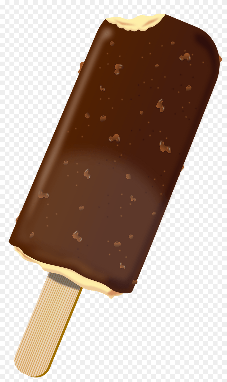 Chocolate Crunch Ice Cream Bar Clipart, Dessert, Food, Ice Cream, Ice Pop Png Image