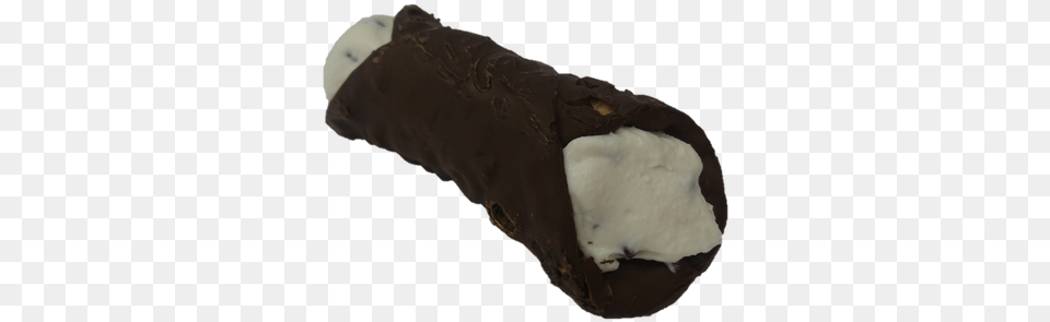 Chocolate Dipped Cannoli Shell With Regular Filling Chocolate, Cream, Dessert, Food, Ice Cream Free Png