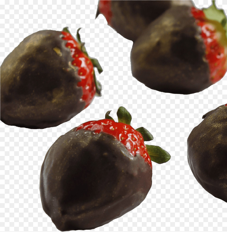 Chocolate Dipped Strawberries Chocolate, Berry, Food, Fruit, Plant Free Png Download