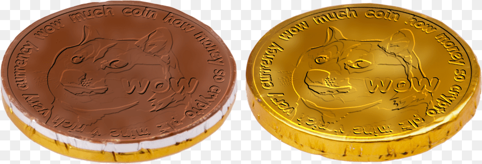 Chocolate Dogecoin, Coin, Money Free Png Download