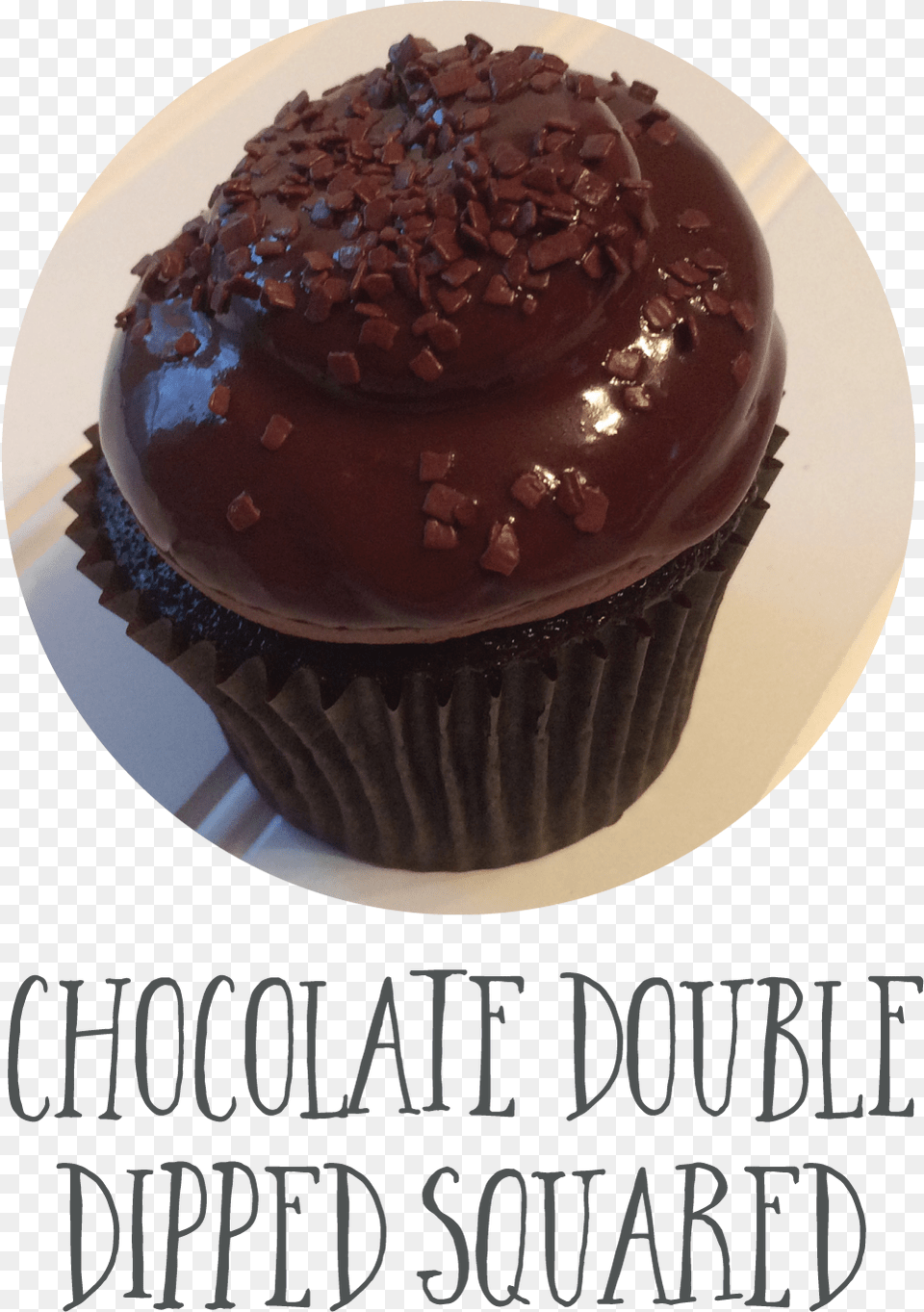Chocolate Double Dipped Squared, Cake, Cream, Cupcake, Dessert Free Transparent Png
