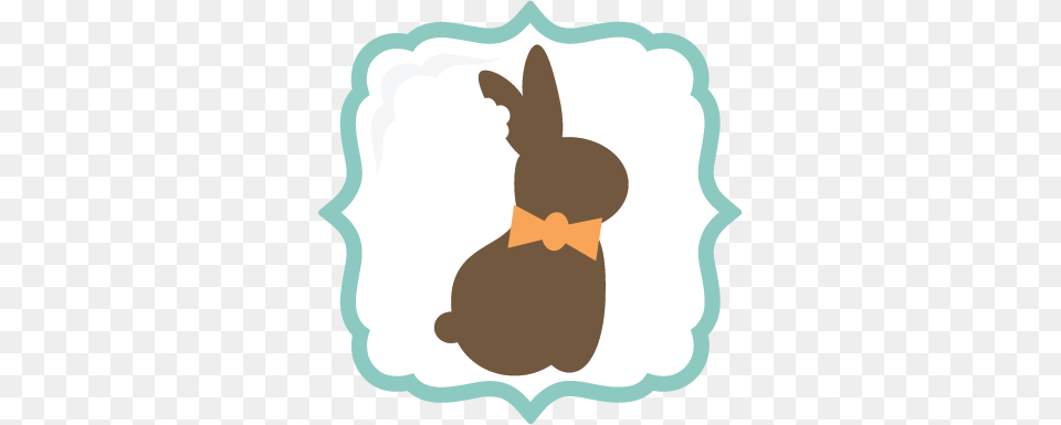 Chocolate Easter Bunny Svg File Easter Svgs Frame Svgs Chocolate Bunny, Animal, Mammal, Ammunition, Grenade Png Image