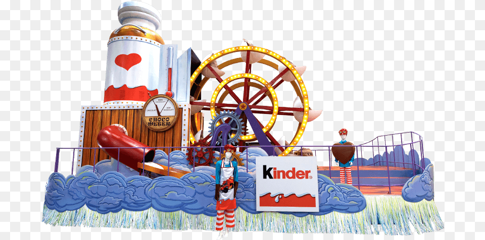 Chocolate Factory Kinder, Person, Machine, Wheel, Play Area Free Png