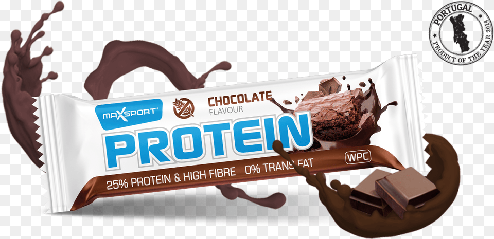 Chocolate Flavour Max Sport Protein Bar, Food, Sweets, Dessert, Person Png