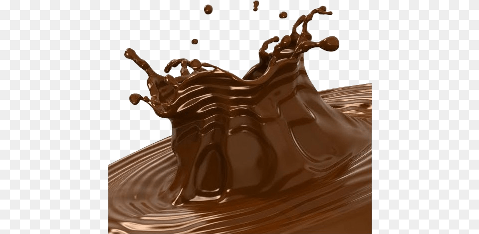 Chocolate Flavour Splash, Dessert, Food, Cup, Cocoa Png Image
